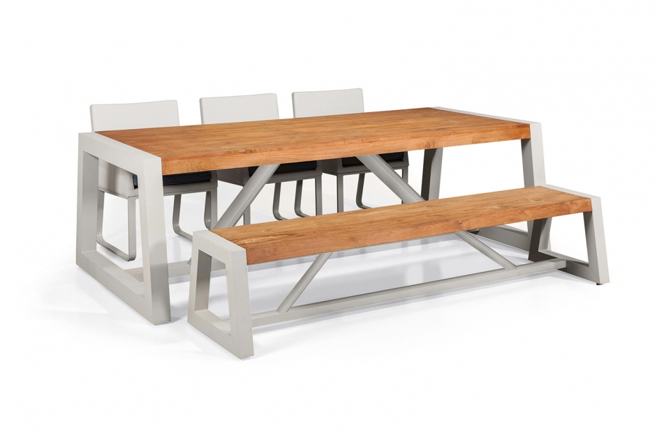 programma Ga terug linnen Dining table/bench SUNS Trento | SUNS outdoor furniture